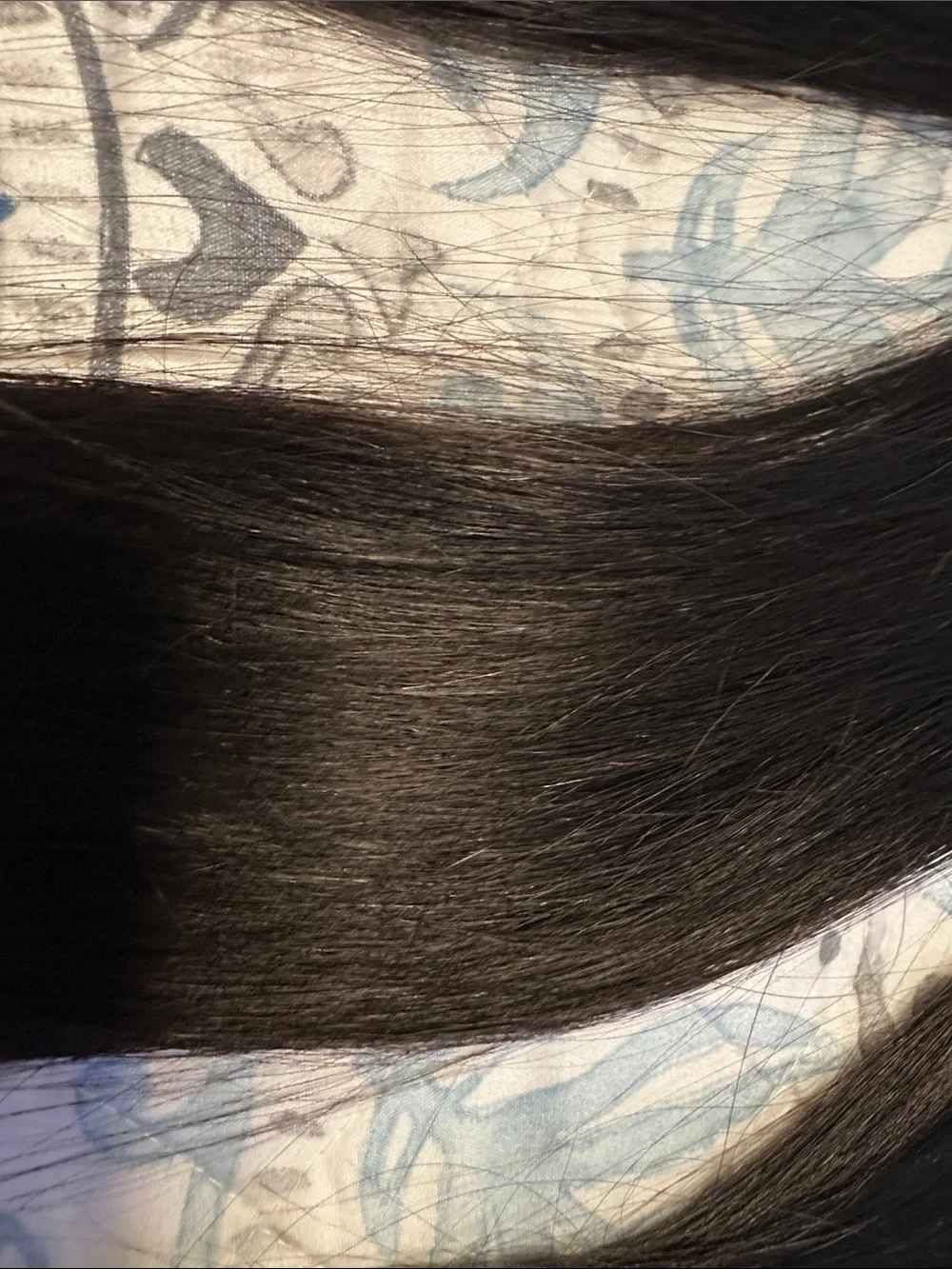 XD HAIR Black Straight Clip-In Extensions - 6 Pieces for Instant Length
